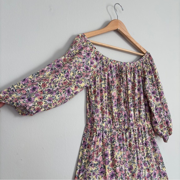 BeBop Long Sleeve Floral Dress - Multicolor - Picture 3 of 16